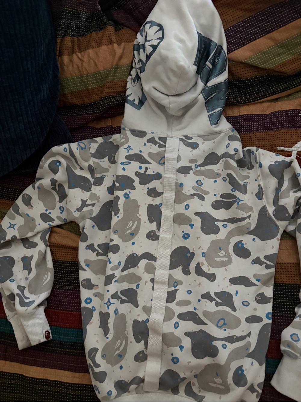 BAPE Space Camo Shark Full Zip Hoodie